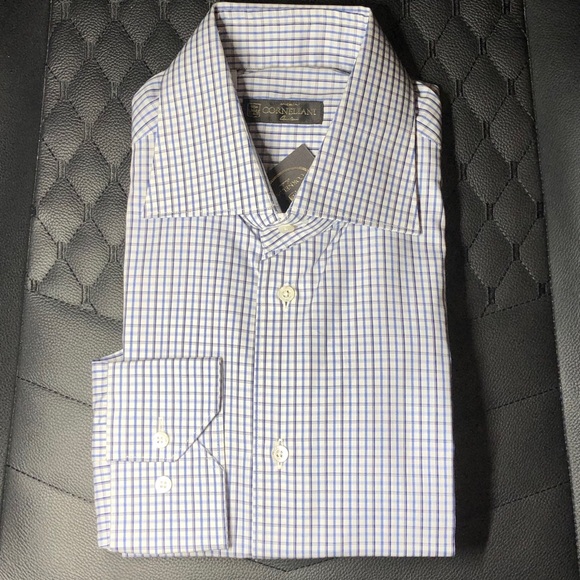 NWT $460 Corneliani 15.75 Shirt Large - Picture 1 of 5